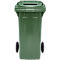 Afvalbak PRO 120 WAVE - verrijdbaar - 120 L - groen