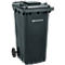 Afvalbak PRO 240 WAVE - verrijdbaar - 240 L - zwartgrijs