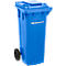 Afvalbak PRO 80 WAVE - verrijdbaar - 80 L - blauw