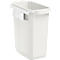 Afvalbak voor Treston QuatreX, inhoud 60 liter, B 280 x D 530 x H 585 mm, polypropeen, lichtgrijs RAL 7035