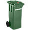 Afvalcontainer GMT, 80 liter, met cilinderslot, groen