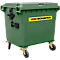 Afvalcontainer MGB 1100 FD, kunststof, 1100 l, groen