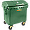 Afvalcontainer MGB 1100 RD, kunststof, rond deksel, 1100 l, groen