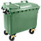 Afvalcontainer MGB 660 FD, kunststof, 660 l, groen