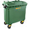 Afvalcontainer MGB 770 FD, kunststof, 770 l, groen