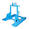 Afvalcontainerkieper MK 120, blauw gelakt