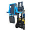Afvalcontainerkieper MK 240, blauw gelakt