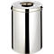 Afvalverzamelaar 15 l zelfblussend, romp rvs/deksel rvs