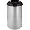 Afvalverzamelaar 200 L zelfblussend, romp aluminiumkleur/deksel zwart