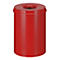Afvalverzamelaar 50 l, zelfblussend, romp rood/deksel rood