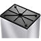 Afvalverzamelaar Hailo Big-Box Swing L, 35 l, rechthoekig, swingdeksel, plaatstaal, zilver