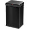 Afvalverzamelaar Hailo Big-Box Swing L, 35 l, rechthoekig, swingdeksel, plaatstaal, zwart