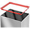 Afvalverzamelaar Hailo Big-Box Swing XL, 52 l, rechthoekig, swingdeksel, rvs