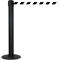 Afzetpaal met trekband GLA 85, trekband zwart/wit
