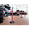 Afzetpaal RS-Guidesystems GLA 25, rood, trekband 50 mm, rood/wit, 2 stuks