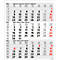 Agenda 3 mois Korsch Comfort 2026, calendrier mural, curseur de date, calendrier pour D/GB/F/I, jours fériés rouges, L 300 x H 390 mm, papier, gris