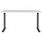 Agenda bureau, mechanisch in hoogte verstelbaar, B 1400 x D 800 x H 680-910 mm, lichtgrijs/zilver