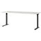 Agenda bureau, mechanisch in hoogte verstelbaar, B 1800 x D 800 x H 680-910 mm, lichtgrijs/zilver