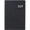 Carnet noir avec l'impression blanche 2027.