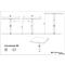 Agenda hoekaansluitpaneel, mechanisch in hoogte verstelbaar, B 800 x D 800 x H 680-910 mm, lichtgrijs/zilver