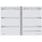 Carnet ouvert avec reliure à spirale. À gauche, les dates des 24, 25 et 26 novembre. À droite, les dates des 27, 28, 29 et 30 novembre.