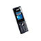 Schwarzes DECT 60 IP Telefon von AGFEO mit beleuchtetem Display und Tastenfeld vor weißem Hintergrund.
