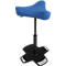 Aide à la station debout Topstar Sitness Falcon, mobile de tous les côtés, siège réglable en hauteur, bleu