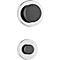 aimant Maul, rond, avec bouton de préhension, 51 x P 24 mm, force d'adhérence jusqu'à 9 kg, acier &amp; plastique, argent clair, 1 pce