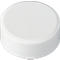 aimants ronds MAUL, plastique &amp; métal, structure fine, force d'adhérence 2 kg, ø 33 x 14 mm, blanc, 20 pièces