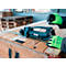 Akku Umreifungsgerät BHC-3, für PE-& PET-Bänder mit B 9-19 mm & Stärke 0,5-1,0 mm, Zugkraft 2300 N, integrierte Schneideeinheit, LED-Anzeige, schwarz
