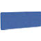 Akoestische bureauscherm AKUSTIX Vario, geluidsabsorptieklasse B, dikte 18 mm, zonder beugels, B 1800 x H 600 mm, PET-vilt, blauw