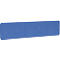 Akoestische bureauscherm AKUSTIX Vario, geluidsabsorptieklasse B, dikte 18 mm, zonder klemmen, B 1800 x H 400 mm, PET-vilt, blauw