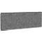 Akoestische scheidingswand AKUSTIX Vario, geluidsabsorptieklasse B, dikte 18 mm, zonder beugels, B 1800 x H 600 mm, PET-vilt, grijs