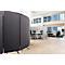 Akoestische scheidingswand Luxor - 3 panelen - Post-Consumer Recyclingmaterialien - B 1830 x D 35 x H 1680 mm -lichtgrijs