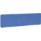 Akoestische tafelafscheiding AKUSTIX Vario, geluidsabsorptieklasse B, dikte 18 mm, zonder klemmen, B 1600 x H 400 mm, PET-vilt, blauw
