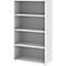 Aktenregal TEQSTYLE, 4 OH, B 800 x T 400 x H 1465 mm, weiß