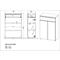 Aktenschrank Aalborg, 1 Schublade, 2 Türen, 2 Fachböden, Möbelgleiter, melaminharzbeschichtet, B 810 x T 400 x H 1200 mm, graphit