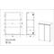 Aktenschrank Aalborg, 2 Türen, 2 Fachböden, Möbelgleiter, melaminharzbeschichtet, B 810 x T 400 x H 1200 mm, graphit