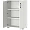 Aktenschrank Profi 2.0, 2 Einlegeböden, 3 OH, B 800 x T 400 x H 1230 mm, lichtgrau
