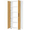 Aktenschrank Profi 2.0, 4 Einlegeböden, 5 OH, B 800 x T 400 x H 2000 mm, Grandson-Eiche/weiß