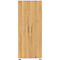 Aktenschrank Profi 2.0, 4 Einlegeböden, 5 OH, B 800 x T 400 x H 2000 mm, Grandson-Eiche/weiß