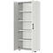 Aktenschrank Profi 2.0, 4 Einlegeböden, 5 OH, B 800 x T 400 x H 2000 mm, lichtgrau