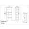 Aktenschrank Profi 2.0, 4 Einlegeböden, 5 OH, B 800 x T 400 x H 2000 mm, lichtgrau