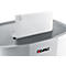 Aktenvernichter Dahle PaperSAFE® 260, Partikelschnitt 4 x 12 mm, P-4, 25 l, 1-12 Blatt Schnittleistung, mit Rollen, grau