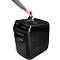 Aktenvernichter Fellowes® AutoMax™ 150C, Vollautomatik, Partikelschnitt 4 x 38 mm, P-4, 32 l, 150 Blatt Schnittleistung, Sicherheitsstopp, schwarz