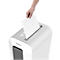 Aktenvernichter Fellowes® Powershred LX 65, Partikelschnitt 4 x 40 mm, P-4, 22 l, 10 Blatt Schnittleistung, weiß