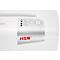 Aktenvernichter HSM® Shredstar X10, Partikelschnitt 4,5 x 30 mm, P-4, 20 l, 10 Blatt Schnittleistung, mit CD-Schneidwerk, weiß
