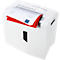 Aktenvernichter HSM shredstar X5, Sicherheitsstufe 4, Partikelschnitt 4,5 x 30 mm, 5 Blatt, weiß-silber