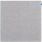 Akustik-Pinboard Board Up, Absorptionsklasse C, Stärke 24 mm, Textil & Recycling-PET, grau, B 750 x H 750 mm