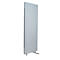 Akustik-Raumteiler Luxor, 1 Panel, mit Standfüßen, ca. 7 kg, B 600 x T 35 x H 1680 mm, recycelte Materialien, hellgrau